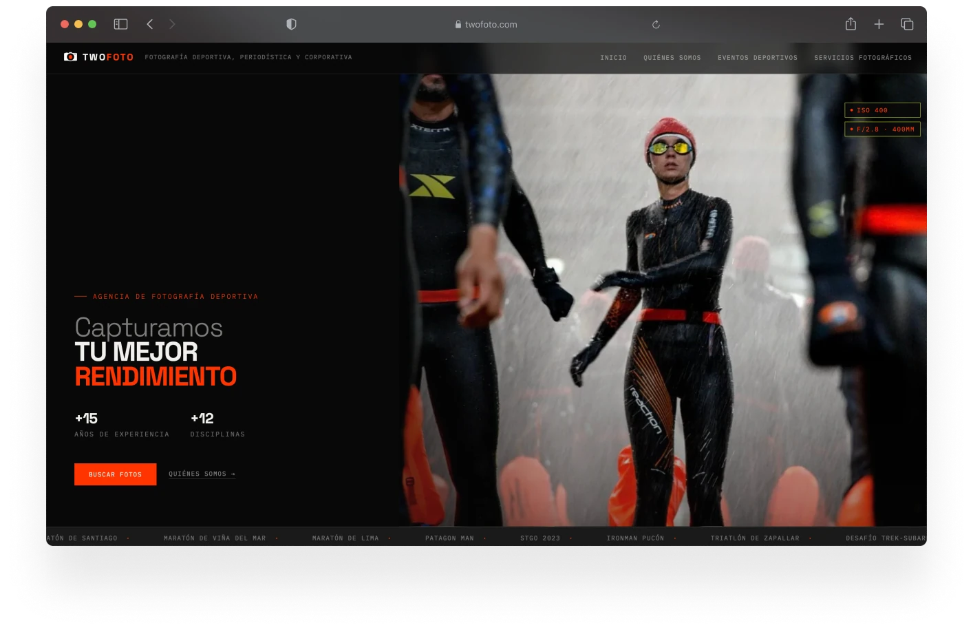 Site web Two Foto : capture 1 sur 4