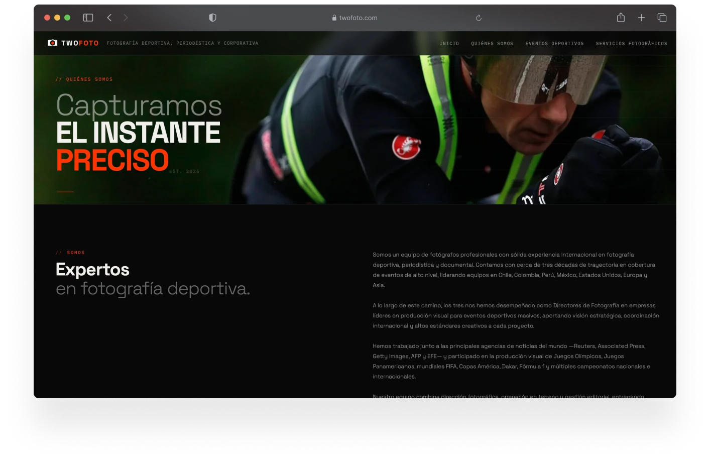 Site web Two Foto : capture 2 sur 4