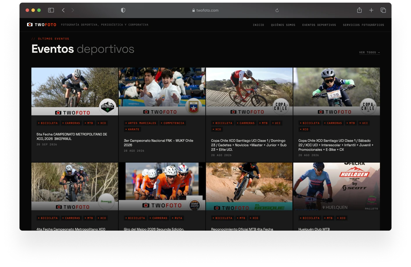 Site web Two Foto : capture 3 sur 4
